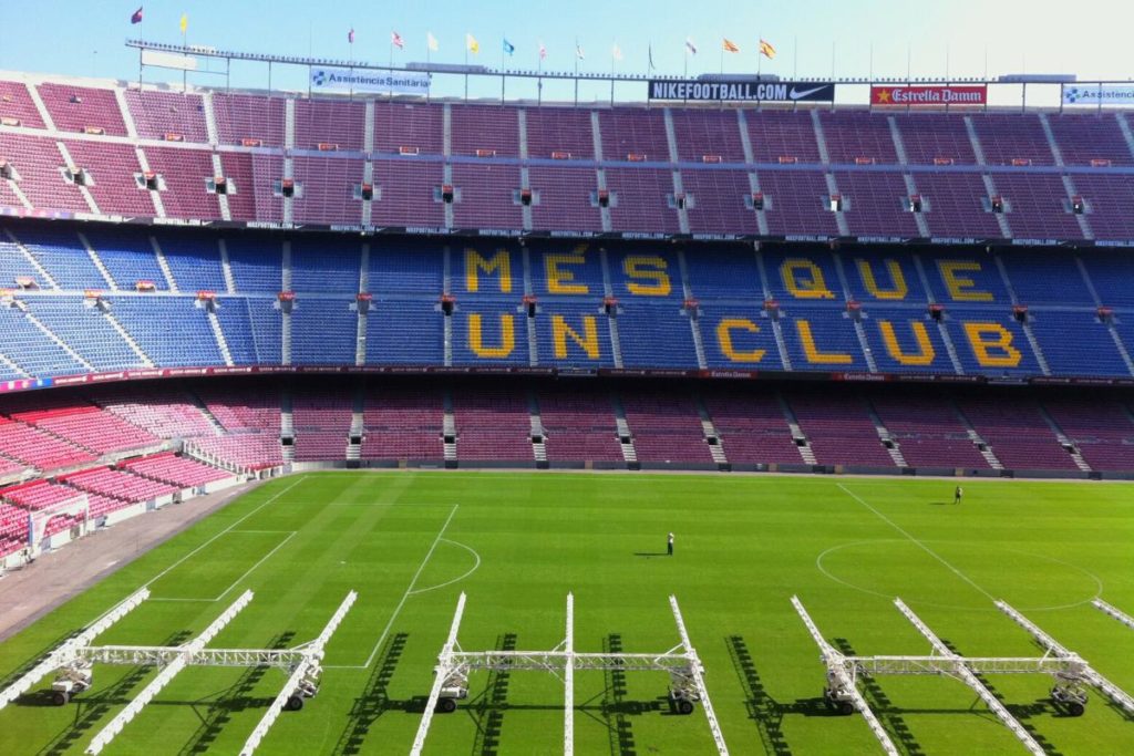 Estádico Camp Nou em Barcelona
