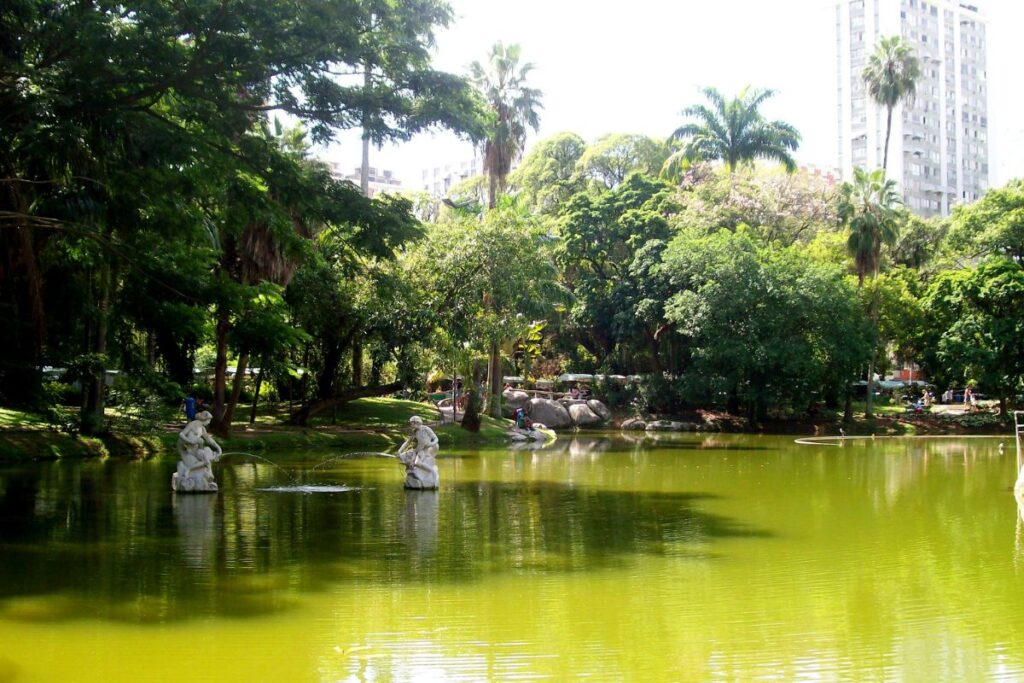 Lago do Campo de São Bento, em Niterói