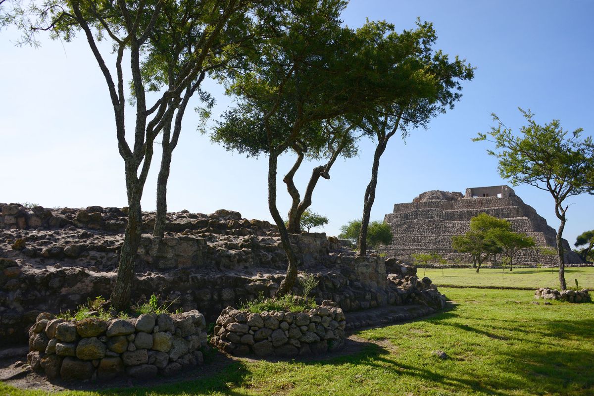 Pirâmides da Zona Arqueológica Cañada de la Virgen
