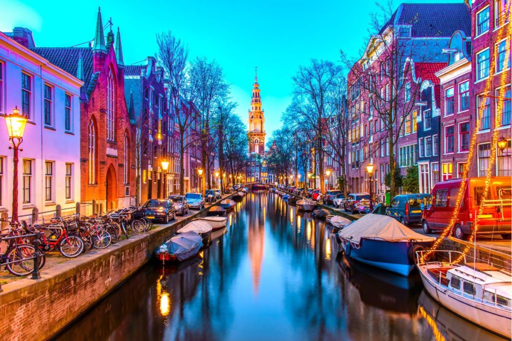 Canal em Amsterdam