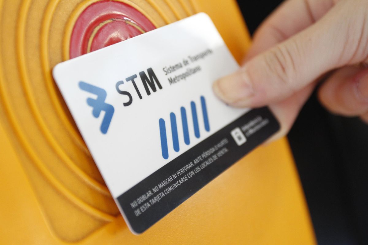 Cartão STM do transporte público de Montevideo 