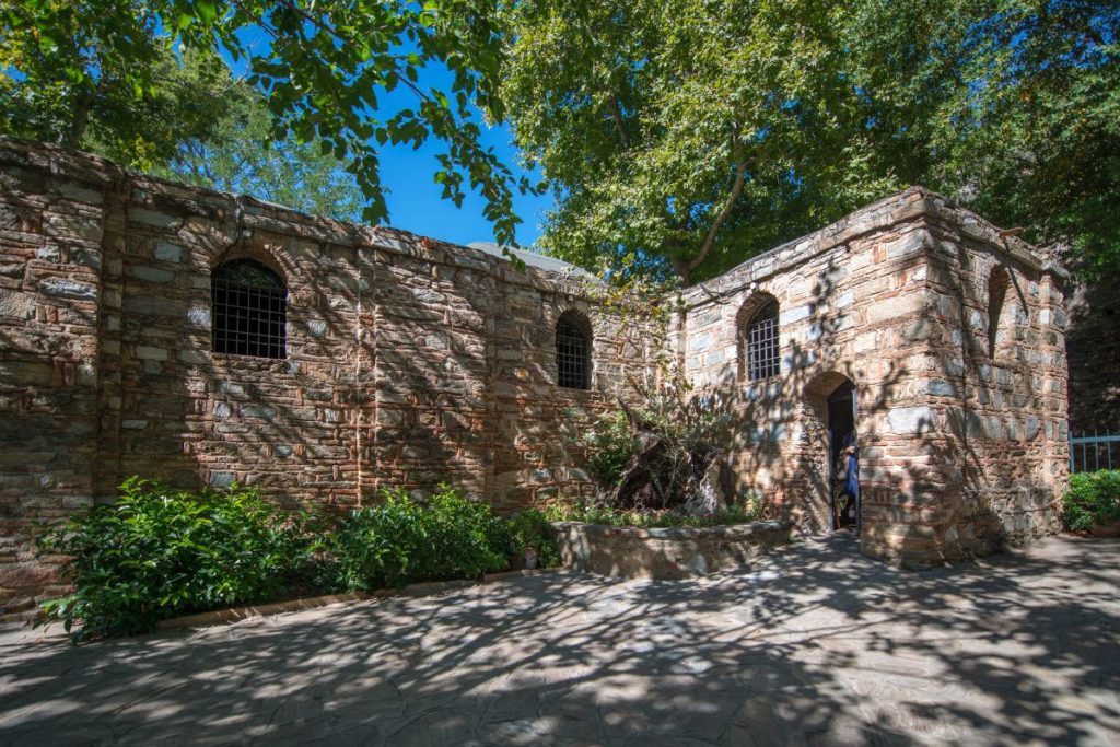 A casa onde a Virgem Maria teria vivido em Selçuk