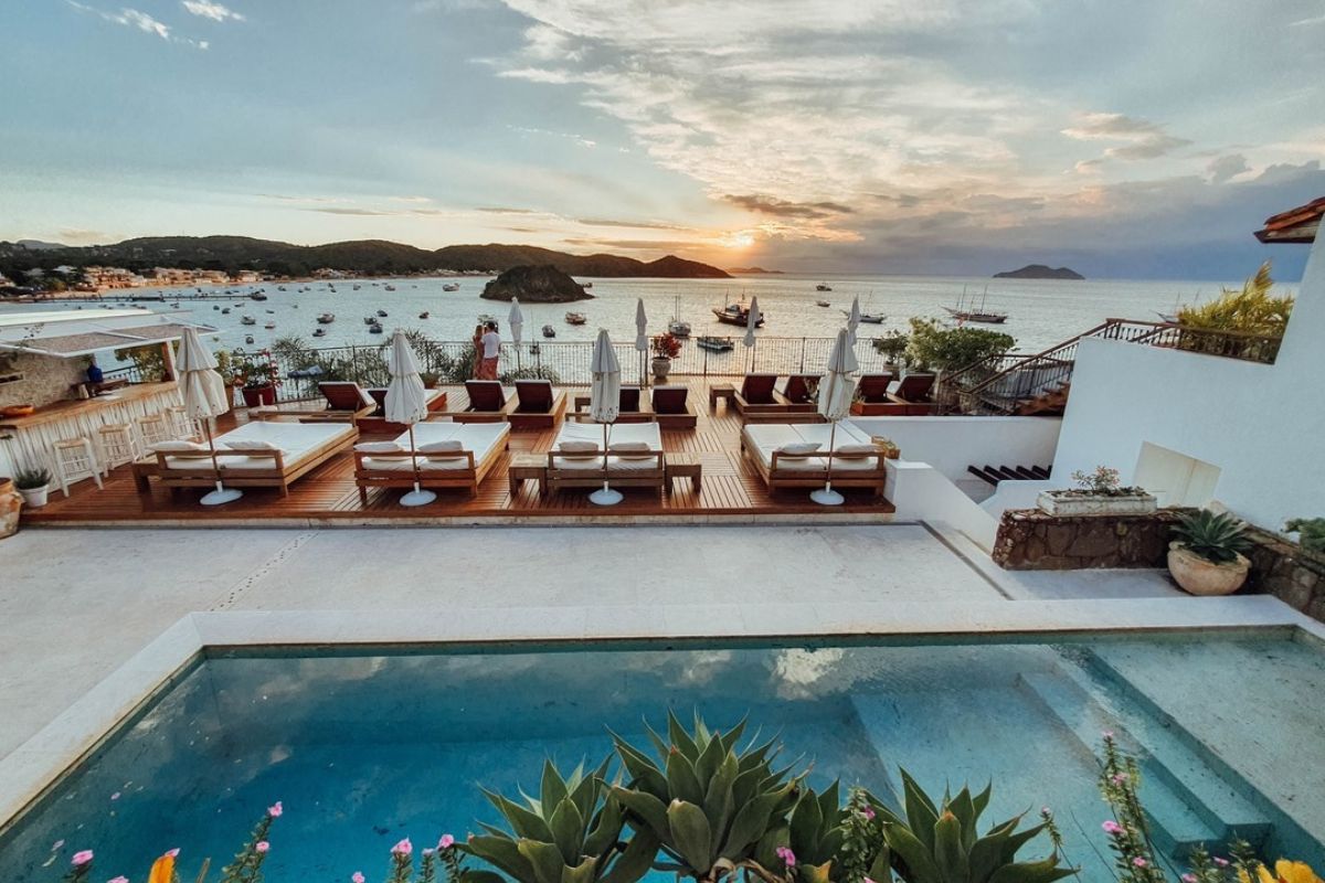 Hotel com vista para o mar em Búzios, Região dos Lagos