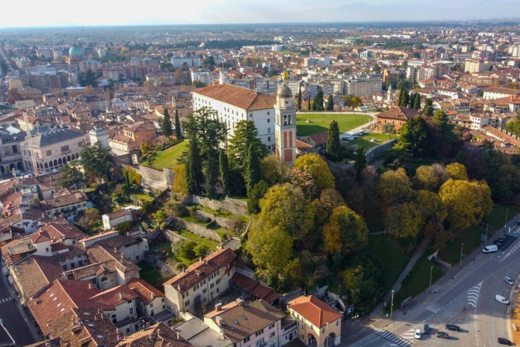 Vista panorâmica do Castelo de Udine