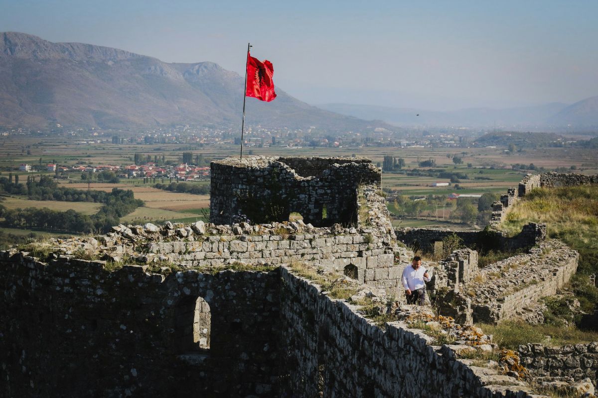 Ruínas do Castelo de Rozafa, em Shkodër, Albânia