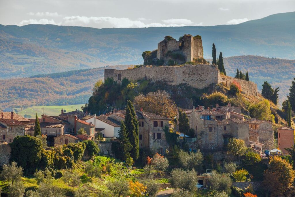 Vista panorâmica do Castiglione D'Orcia