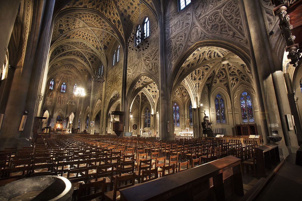Interior da Catedral de Saint-François-de-Sales, Chambéry