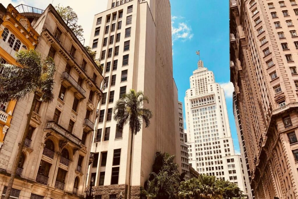 Imagem do centro de São Paulo.