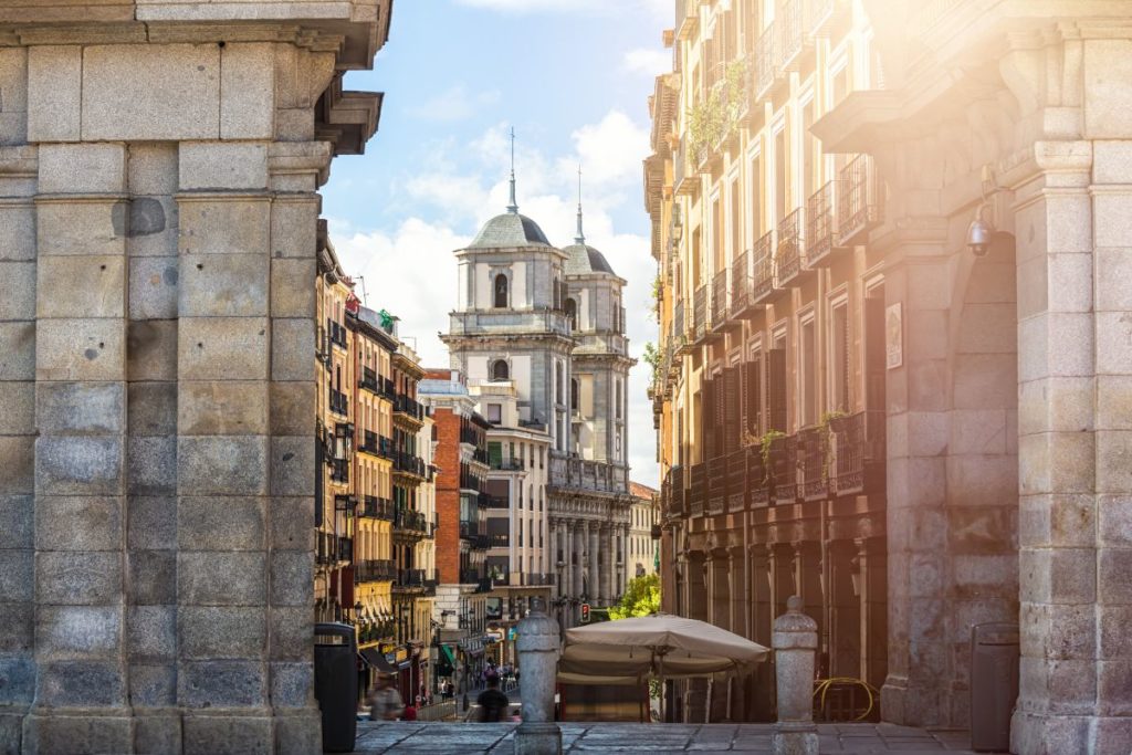 Centro Histórico de Madri, na Espanha