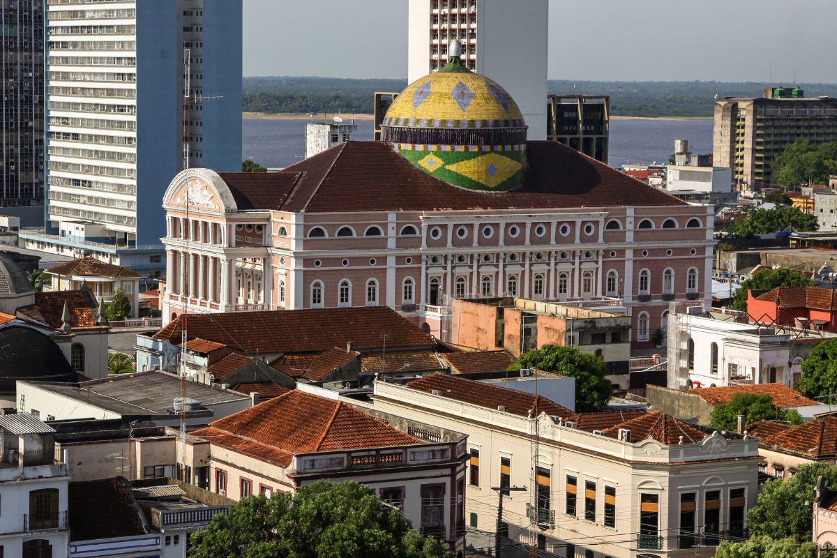 Edifícios históricos do centro de Manaus