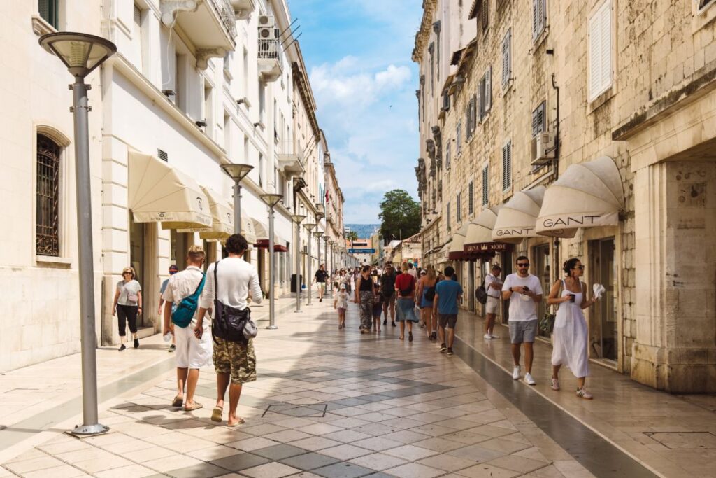 Rua Marmotova, em Split