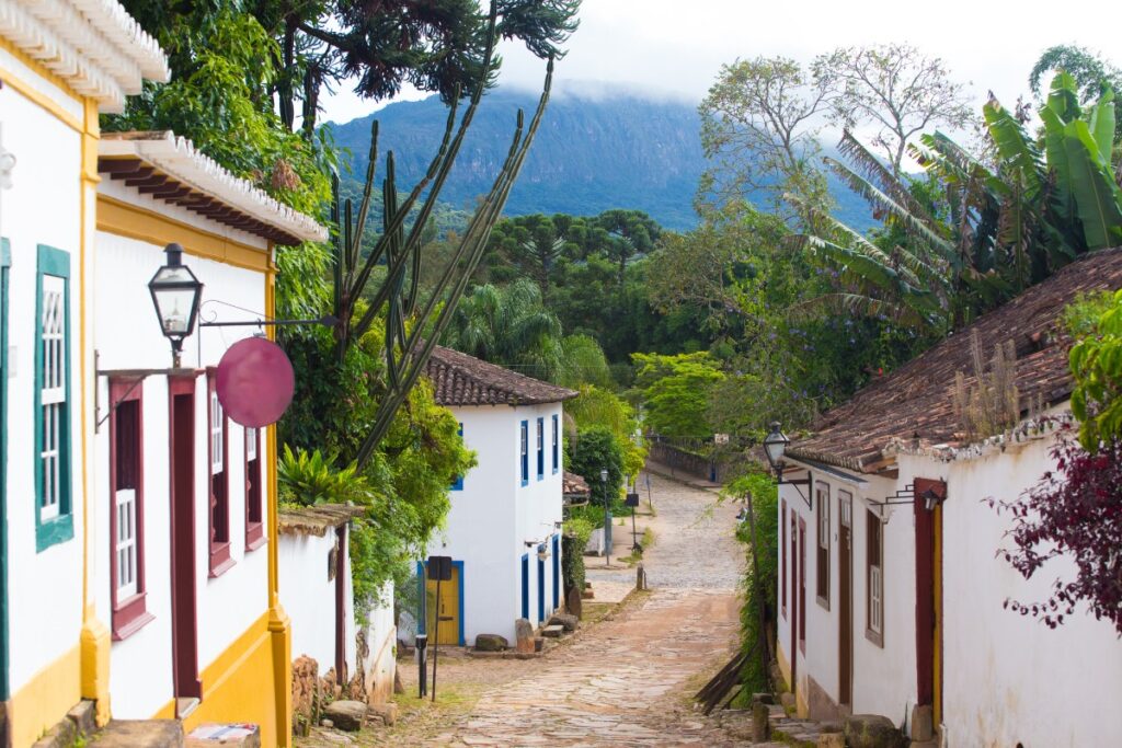 Rua no centro histórico de Tiradentes