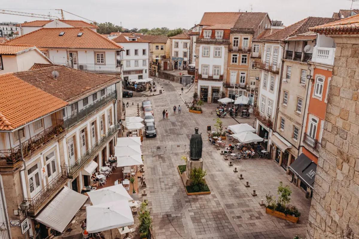 Imagem panorâmica do Centro Histórico de Viseu