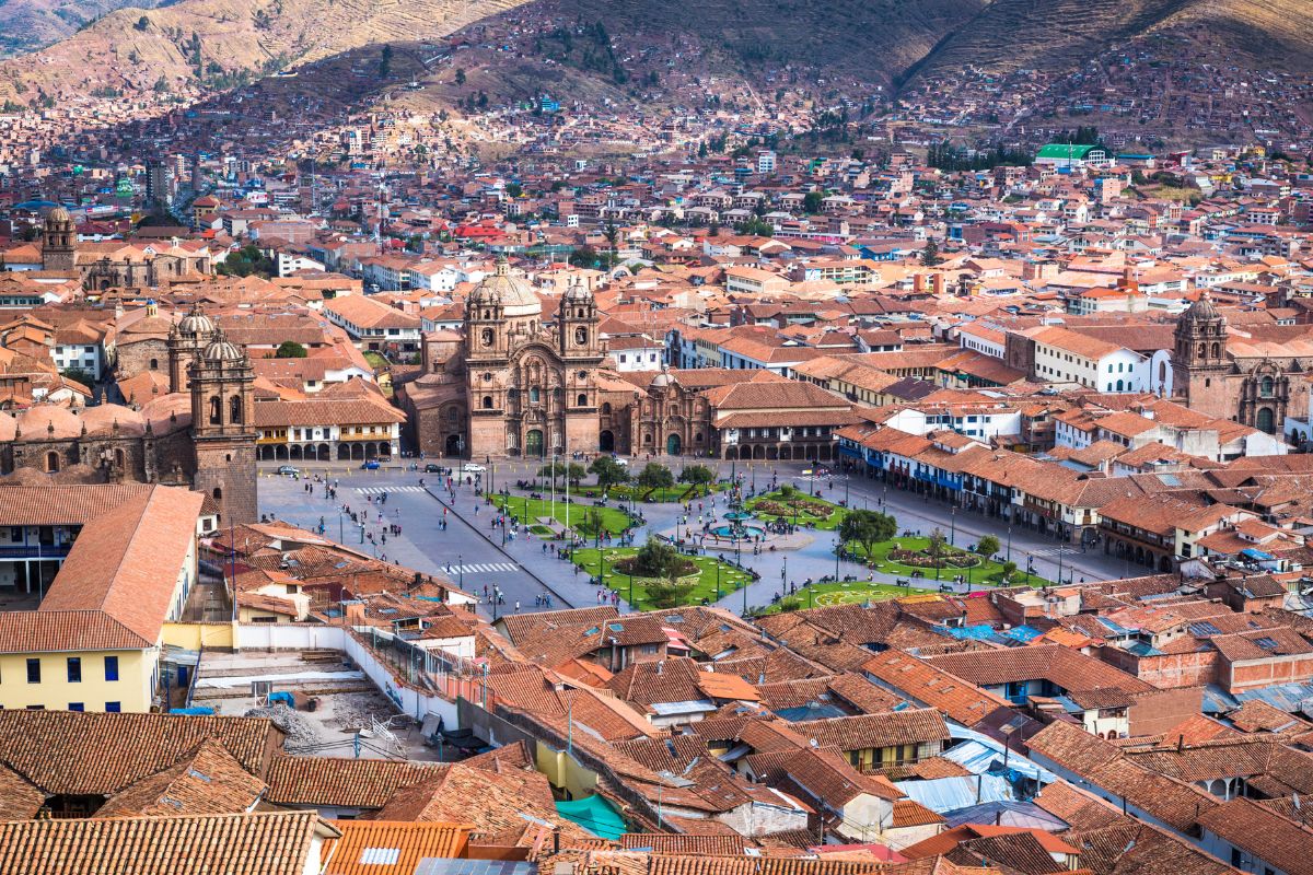 Panorama de Cusco, destino no Peru