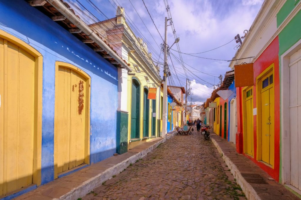 Rua no centro de Lençóis, na Chapada Diamantina