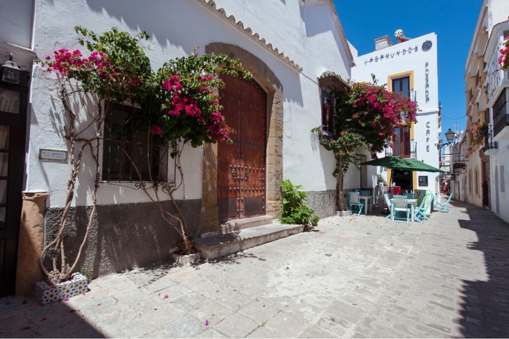 Centro histórico de Tarifa, na Espanha