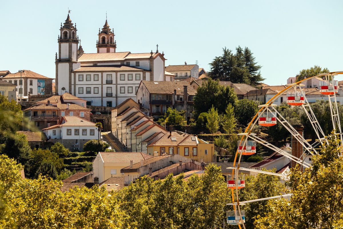 Ruas do centro histórico de Viseu, Portugal