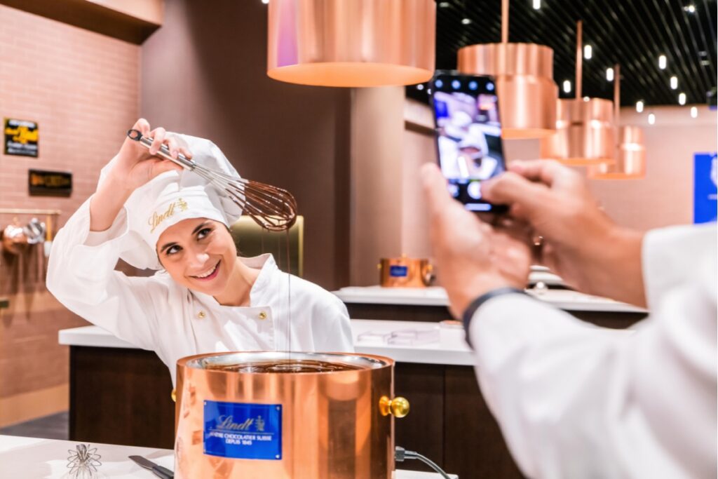 Curso de chocolateria na Fábrica da Lindt, em Zurique