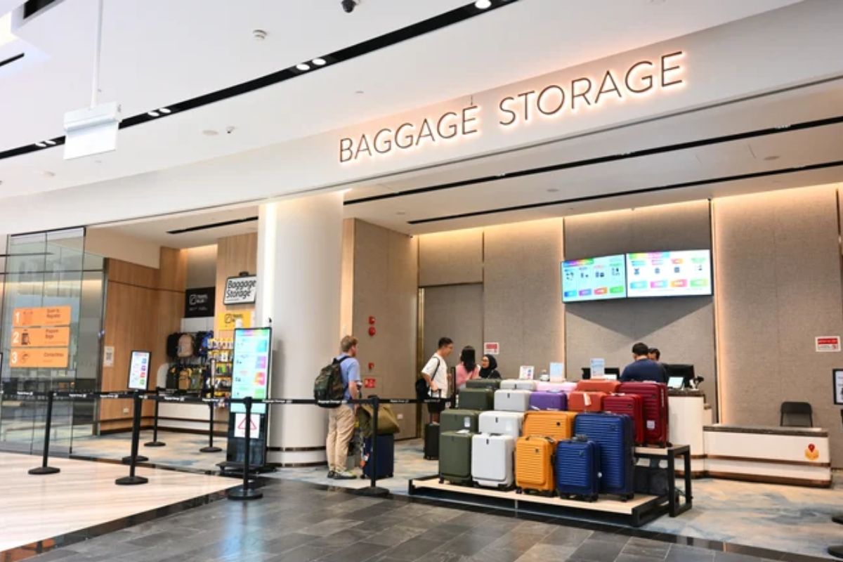 Depósito de bagagem do Aeroporto de Singapura