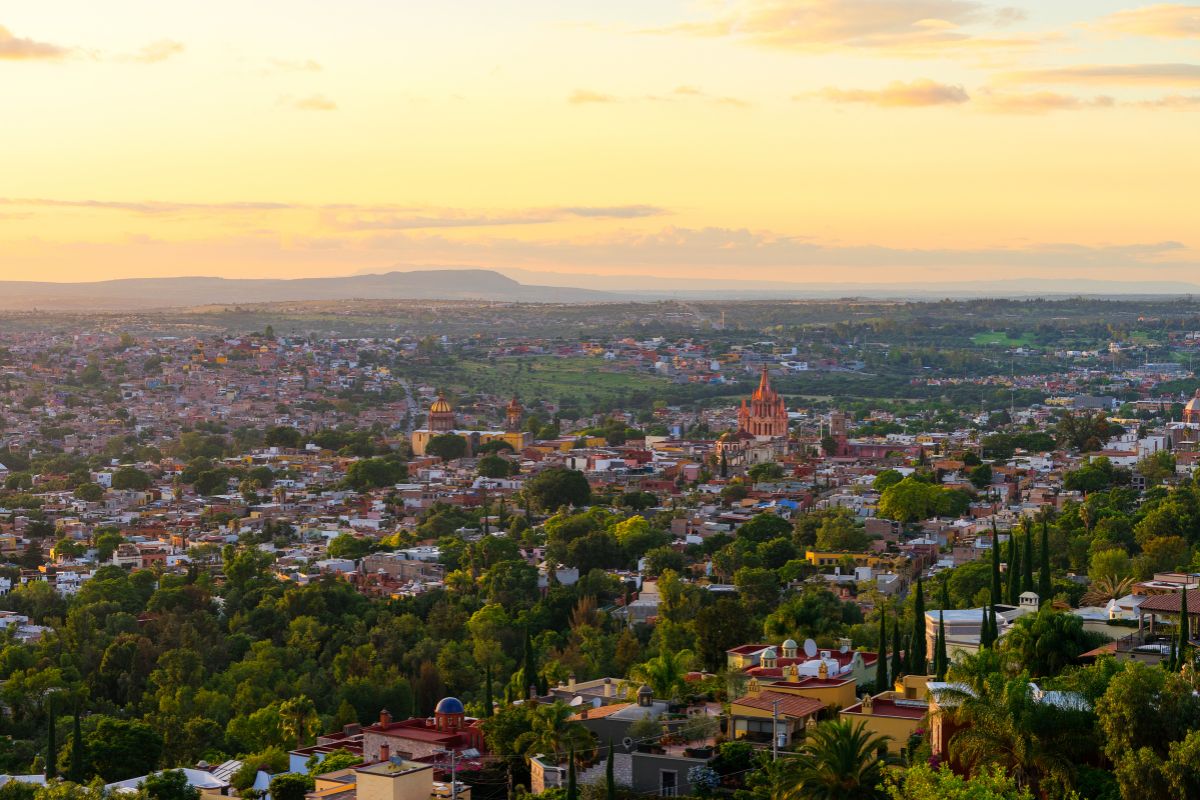 Vista do El Mirador de San Miguel de Allende, México