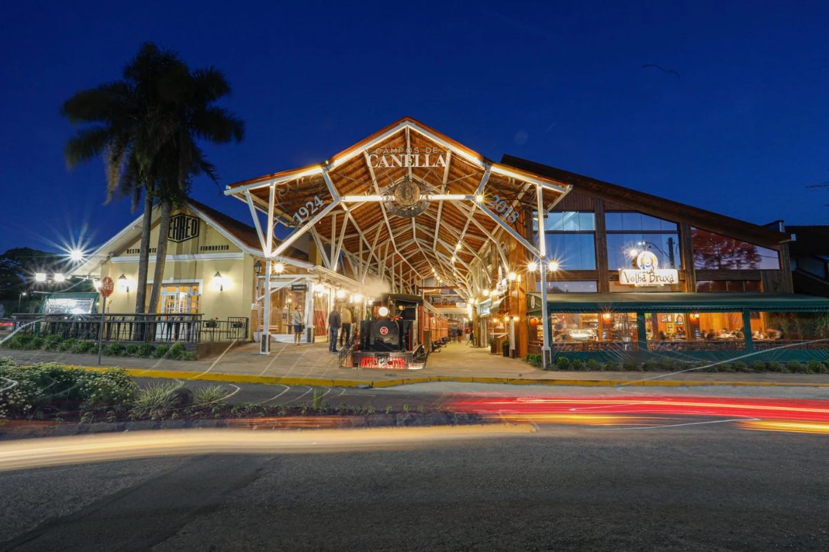 Entrada da Estação Campos de Canella, ponto turístico de Canela