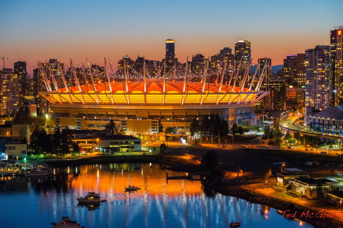 Panorâma do estádios da Copa do Mundo 2026 em Vancouver