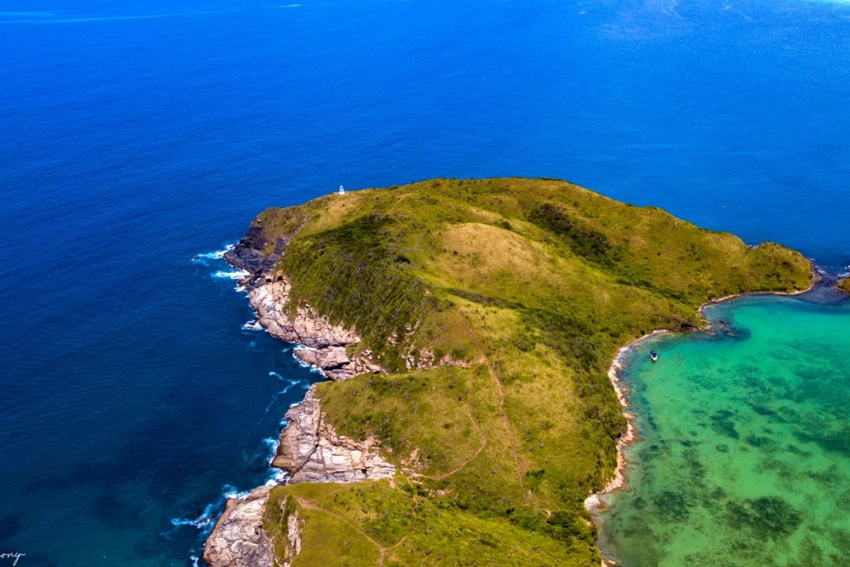 Imagem panorâmica do Farol do Lajinha