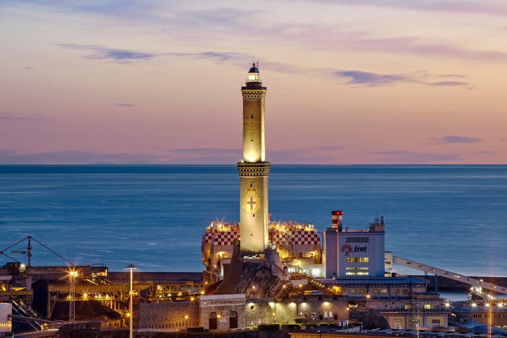 Farol de Gênova, também chamado de Lanterna