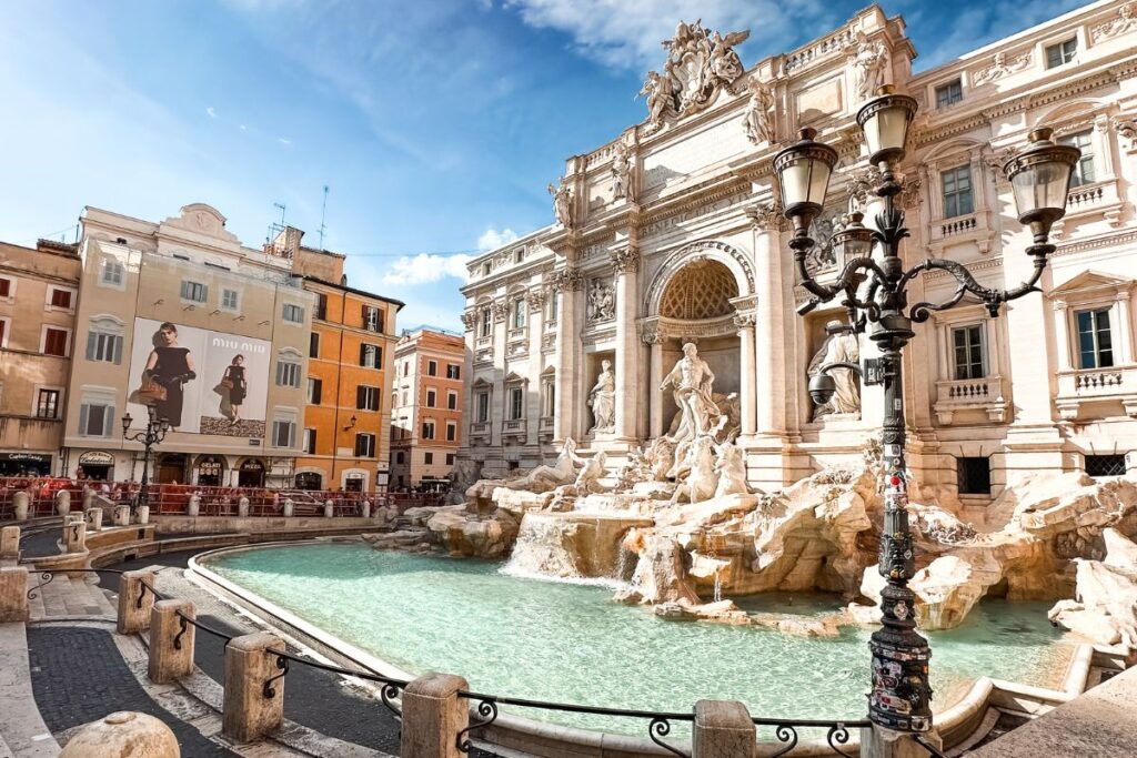 Fontana di Trevi, em Roma