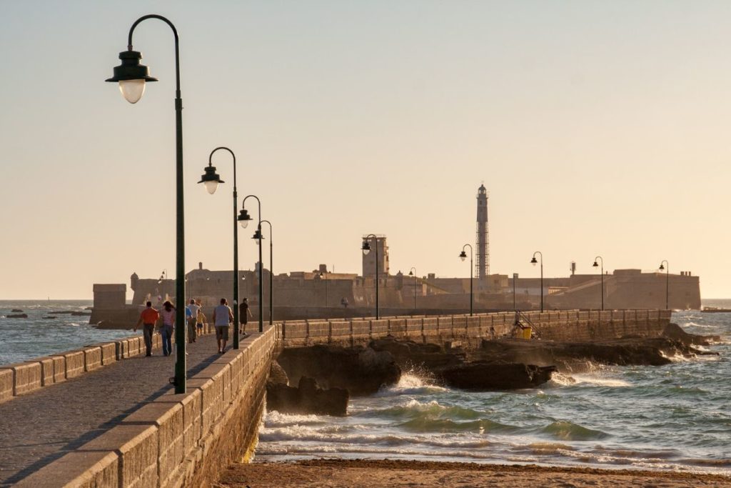 Forte de São Sebastião em Cádiz na Espanha