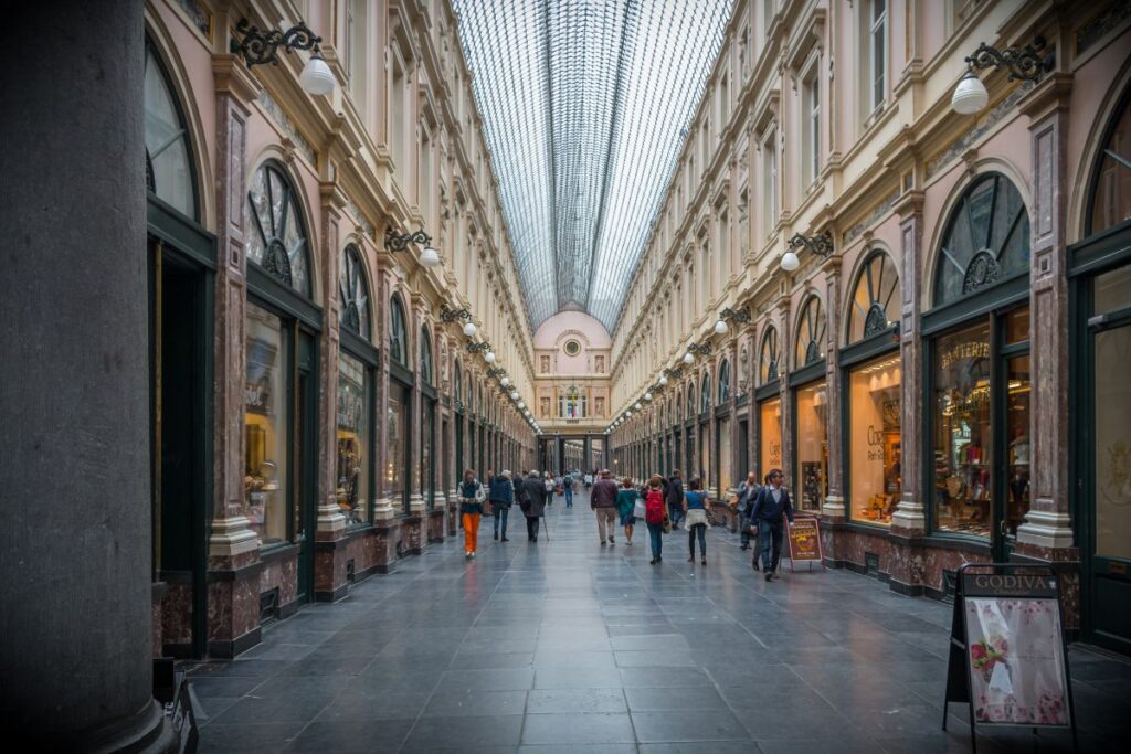 Galeries Royales Saint-Hubert em Bruxelas