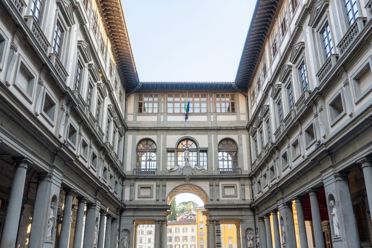Edifício do museu Galleria degli Uffizi