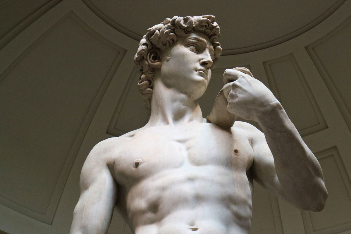 David de Michelangelo na Galleria dell’Accademia