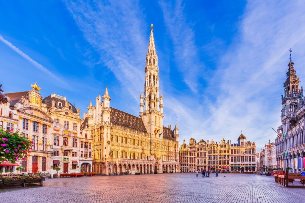Grand Place no centro de Bruxelas