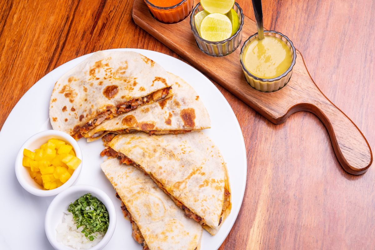 Prato de Gringas, comida mexicana
