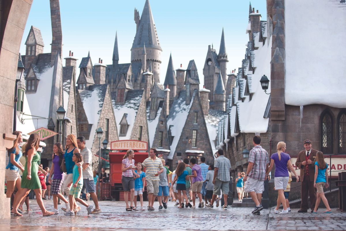 Área do Harry Potter no Universal's Islands of Adventure