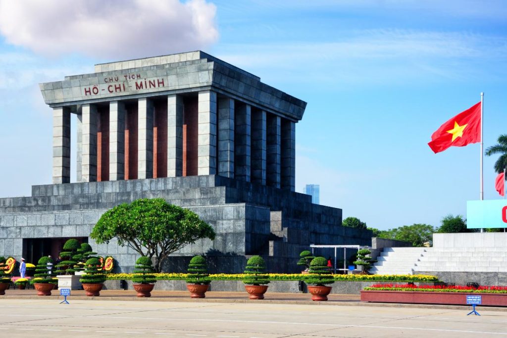 Mausoléu de Ho Chi Minh, em Hanói no Vietnã