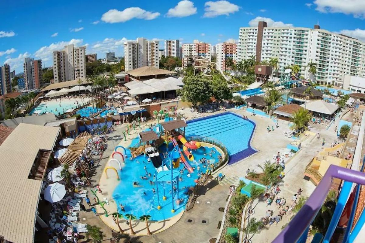 Imagem panorâmica de hotel em Caldas Novas