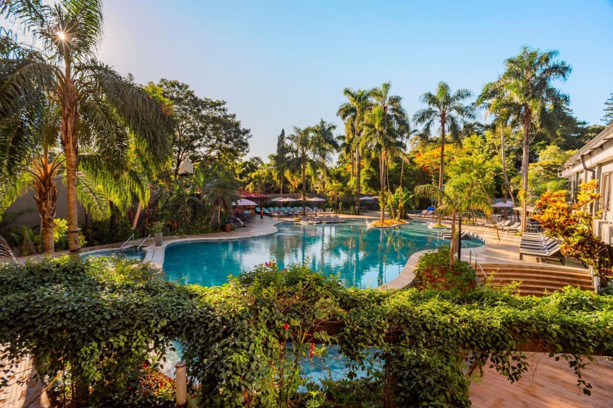 Área de lazer de hotel 5 estrelas em Puerto Iguazú