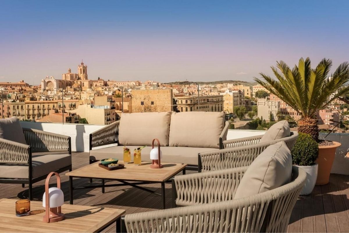 Terraço de hotel em Tarragona