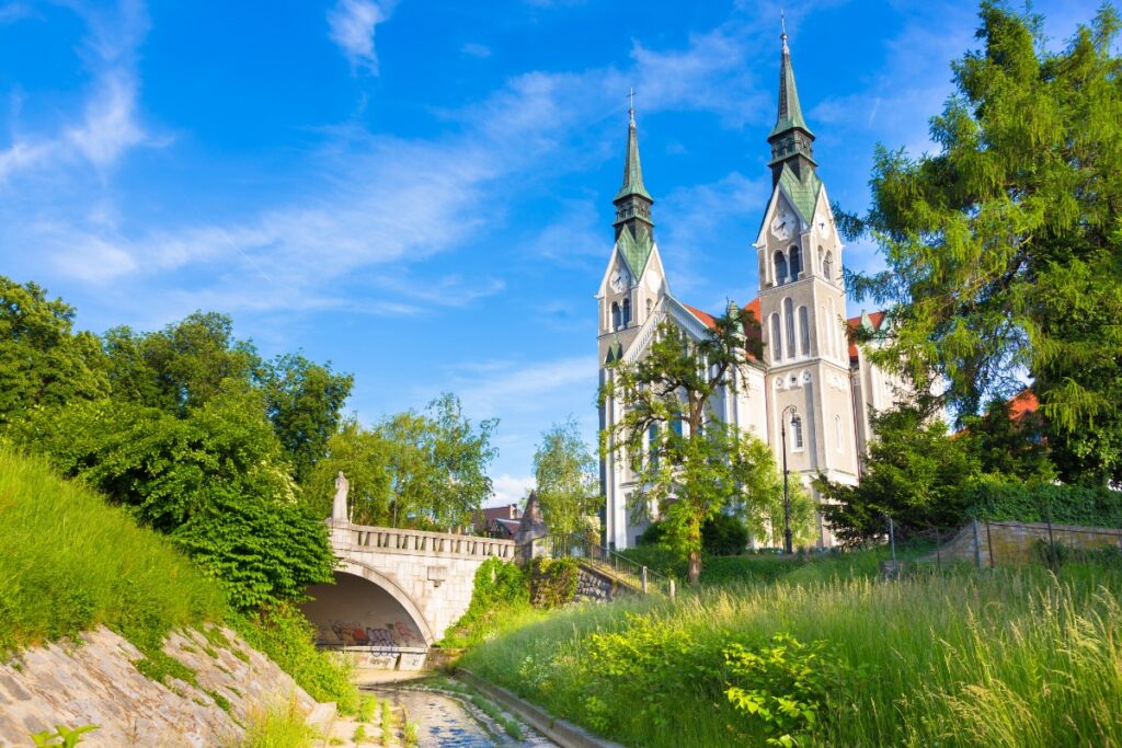 Igreja de Trnovo em Liubliana, na Eslovênia