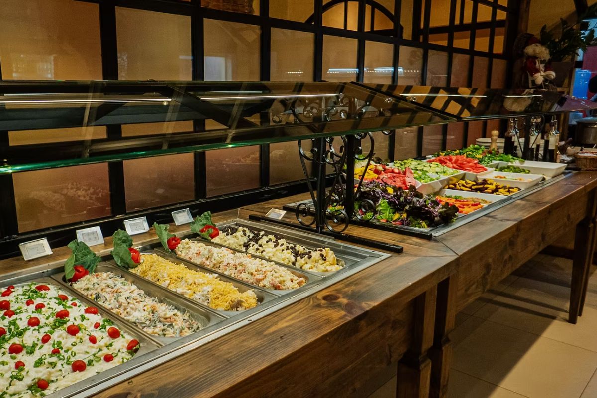Buffet do restaurante Ita Comida Caseira, em Gramado e Canela