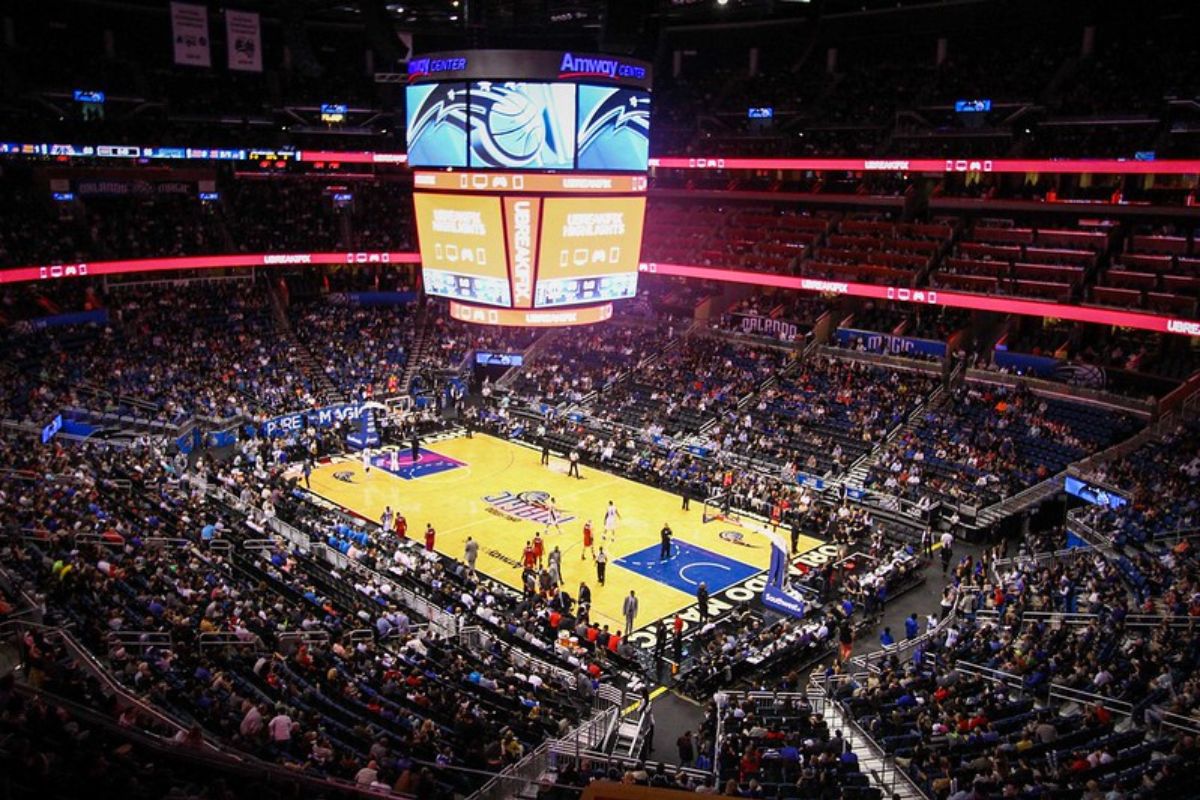 Estádio de basquete do Orlando Magic