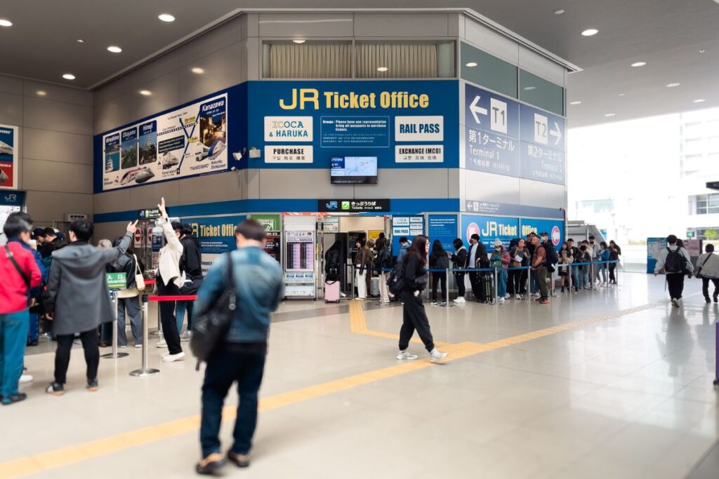 JR Ticket Office no Aeroporto Internacional de Kansai