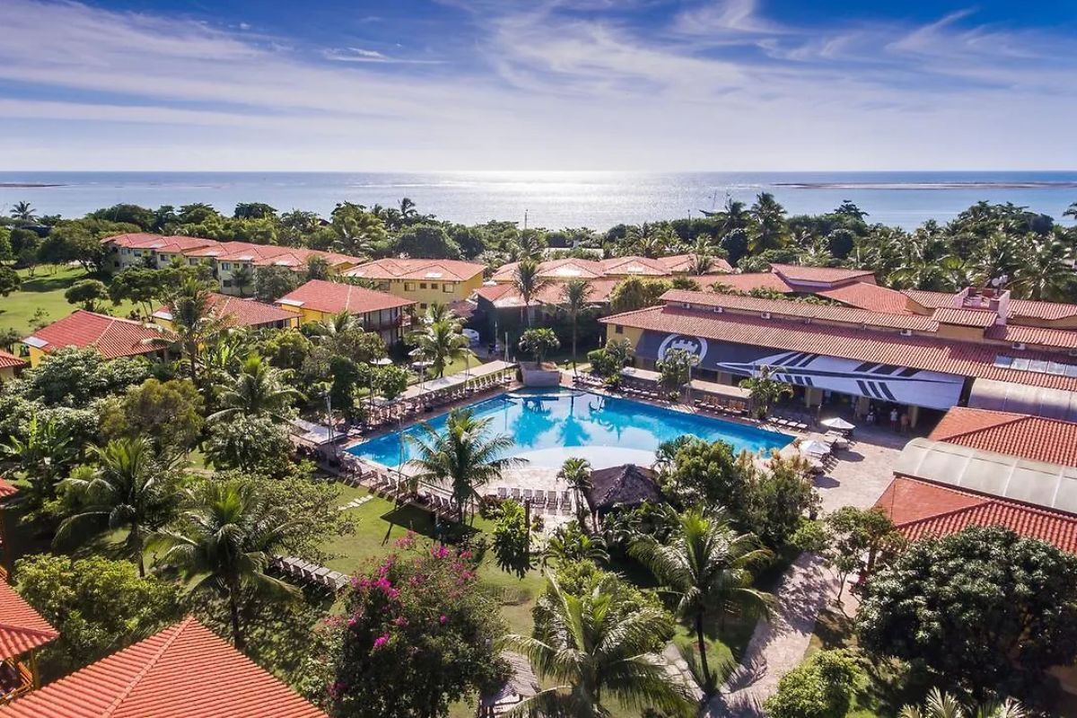 Área de lazer de resort all inclusive em Porto Seguro