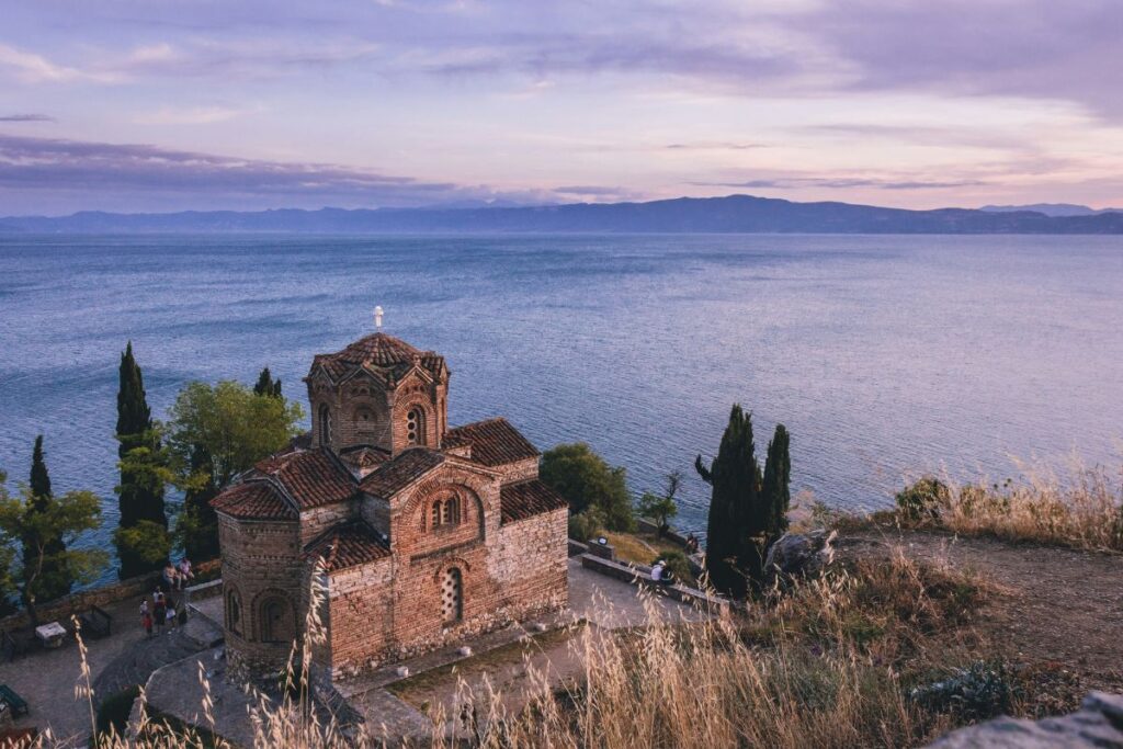 Lago Ohrid, na Macedônia do Norte