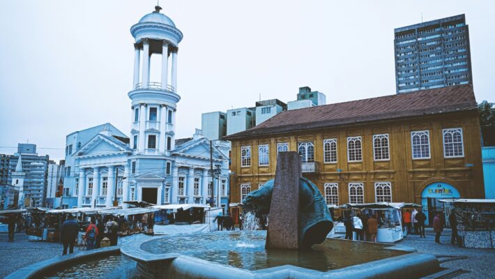 Largo da Ordem, no Centro de Curitiba
