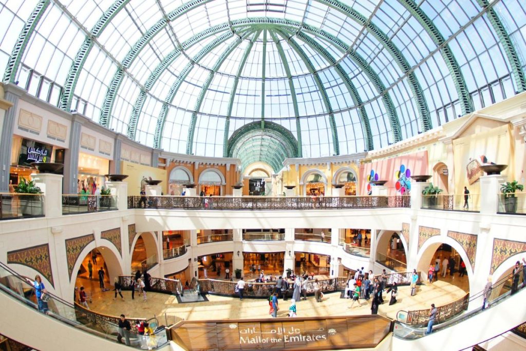 Interior do Mall of the Emirates