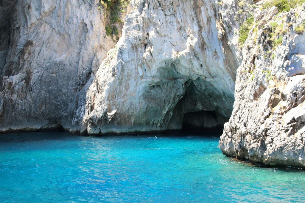 Entrada para a Gruta Azul em Capri