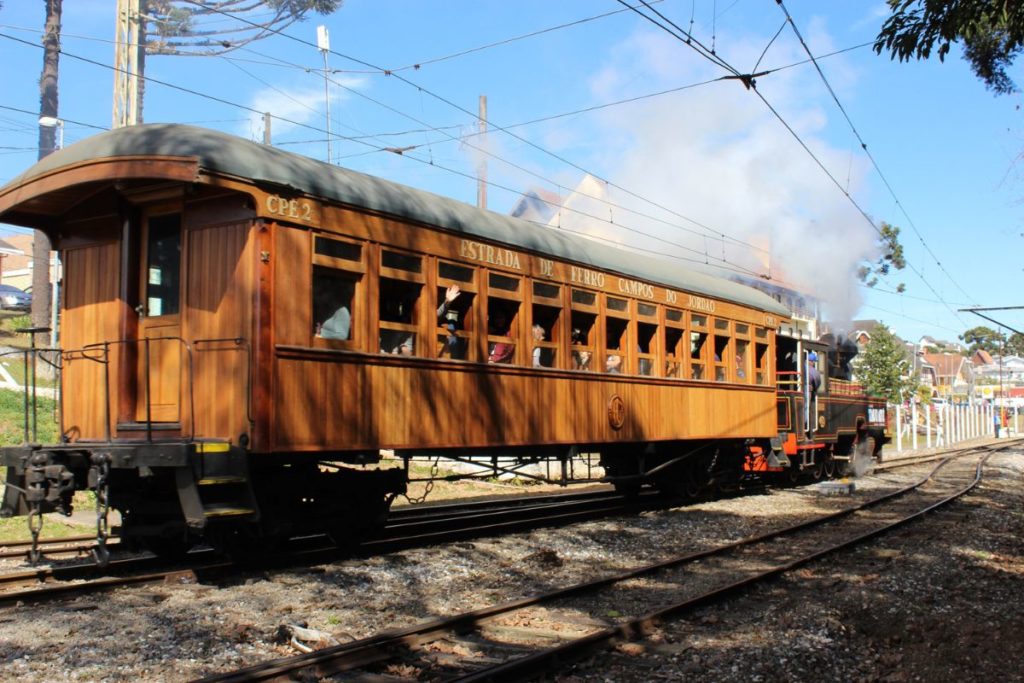 Trem Maria Fumaça em Campos do Jordão